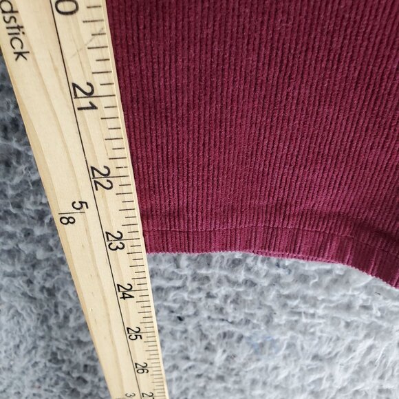 Banana Republic Jeans Womens 31 Petite Red Corduroy Classic 5-Pocket Stretch - Picture 5 of 8